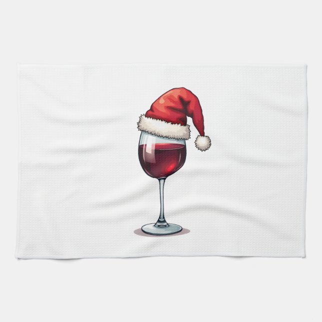 Christmas Christmas Christmas Christmas Christmas  Tea Towel (Horizontal)