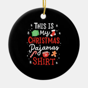 Christmas Christmas Pajama Ceramic Tree Decoration