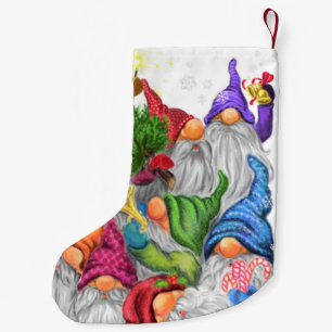Christmas Christmas Stocking Gift Gnomes Cartoon