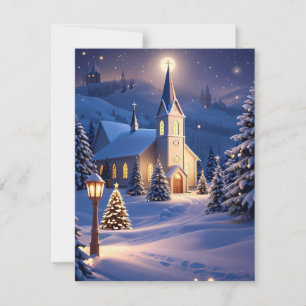 Christmas Church Greeting Card