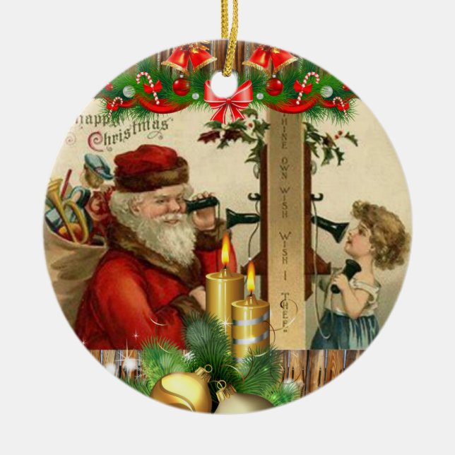 Christmas Circle Ornament (Front)