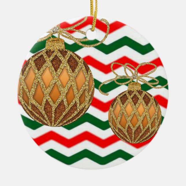 Christmas Circle Ornament (Front)