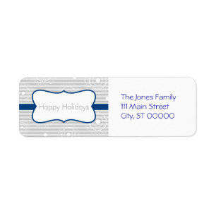 Christmas Circles - Blue Silver