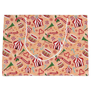 Christmas Circus Large Gift Bag