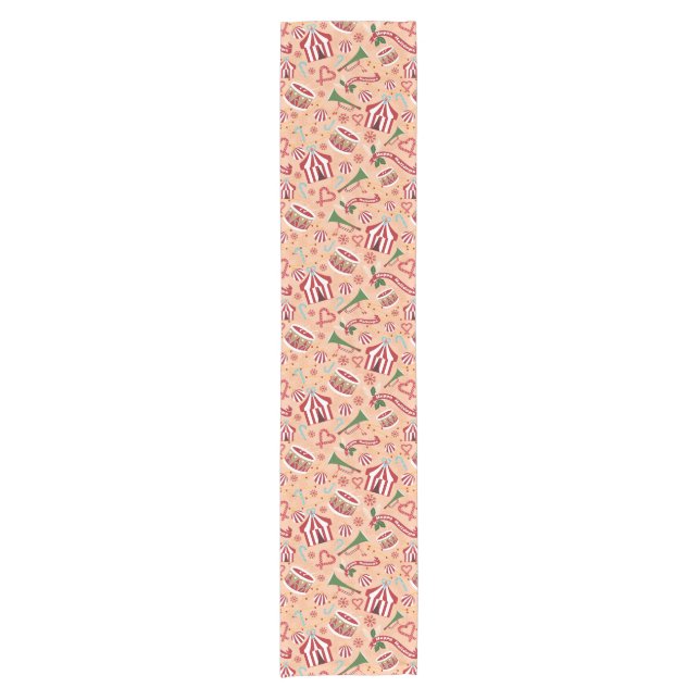 Christmas Circus Short Table Runner (Front)
