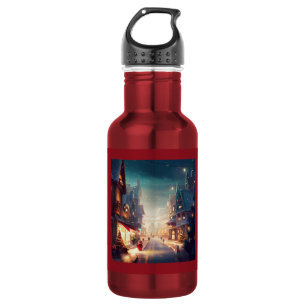 Christmas City Street 2 532 Ml Water Bottle