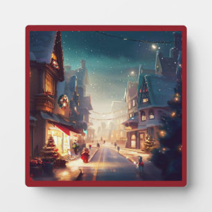 Christmas City Street 2 Plaque