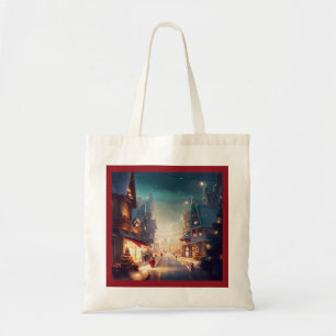 Christmas City Street 2 Tote Bag