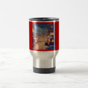 Christmas City Street 3 Travel Mug