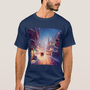 Christmas City Street 4 T-Shirt