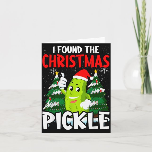 Christmas Ckle Lover Gift Co. I Found The Christma Card (Front)