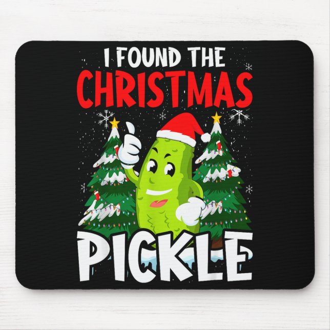 Christmas Ckle Lover Gift Co. I Found The Christma Mouse Mat (Front)