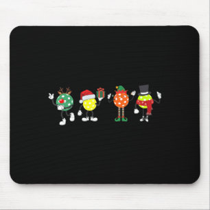 Christmas Ckleball Player Xmas Santa Reindeer Elf  Mouse Mat