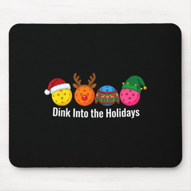 Christmas Ckleball Santa Reindeer Elf Ugly Xmas Sw Mouse Mat (Front)