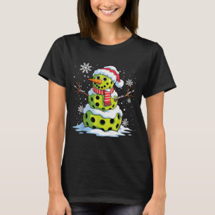 Christmas Ckleball Snowman Christmas Women Men Kid T-Shirt
