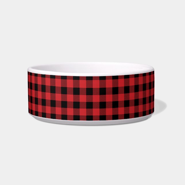 Christmas classic Buffalo check plaid pattern Bowl (Right)