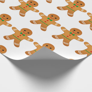 Christmas classic gingerbread man bestselling wrapping paper