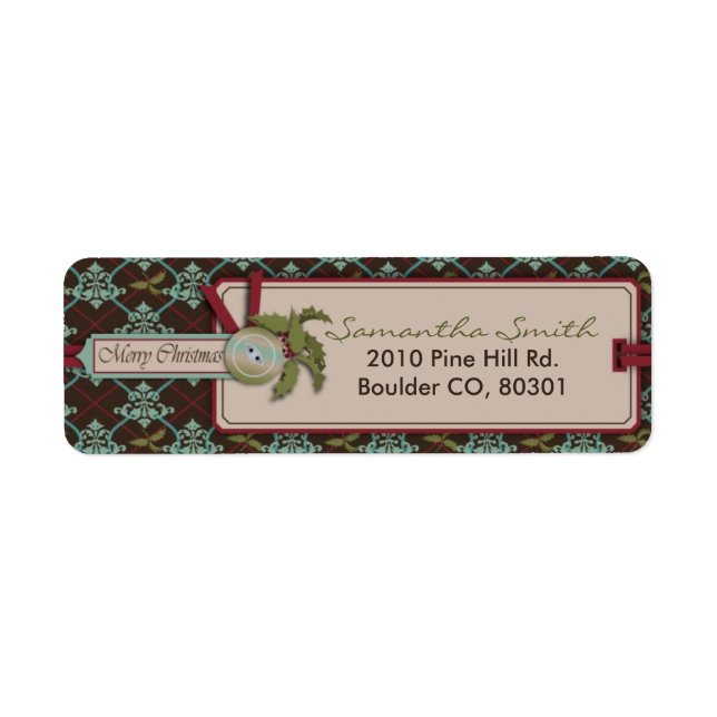 Christmas Classic Return Label (Front)