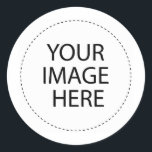 Christmas Classic Round Sticker<br><div class="desc">Christmas</div>