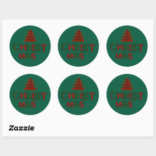  Christmas  Classic Round Sticker