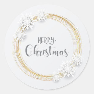 Christmas Classic Round Sticker