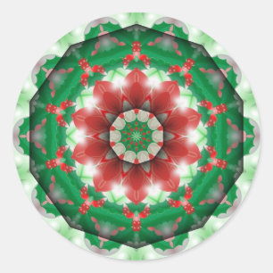 Christmas Classic Round Sticker