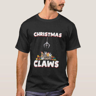 Christmas Claws Machine Lover Toy Crane Xmas Games T-Shirt