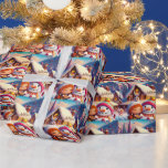 Christmas Clay Playday Gingerbread Snowman Winter  Wrapping Paper<br><div class="desc">Christmas Clay Playday Gingerbread Snowman Winter fun illustration now available on the perfect gift with optional name!</div>