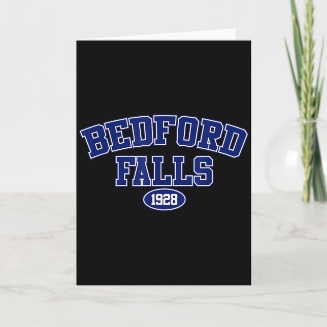Christmas Clic Movie, Bedford Falls. George Bailey Card (Front)