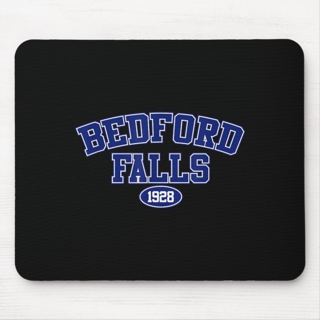 Christmas Clic Movie, Bedford Falls. George Bailey Mouse Mat (Front)