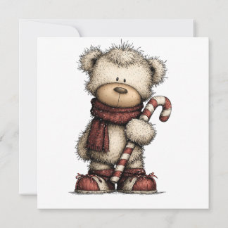 Christmas Clipart Collection | Teddy Bear  Invitation