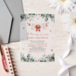Christmas Clothesline A Merry Little Baby Shower Vellum Invitations<br><div class="desc">Celebrate the joy of the season with these Christmas Clothesline A Merry Little Baby Shower Vellum Invitations! 🎄✨ Featuring an adorable baby clothesline design with festive holiday details, these elegant transparent vellum invitations bring a charming and modern touch to your baby shower. Perfect for a cosy winter celebration, they add...</div>