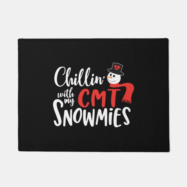 Christmas CMT, CMT Christmas medical Doormat (Front)