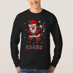 Christmas Cna Squad Dabbing Santa Claus T-Shirt