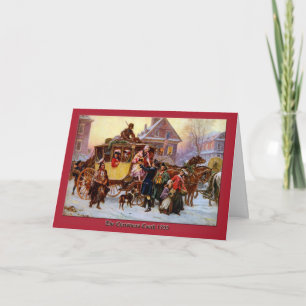 Christmas Coach 1795 Christmas Card