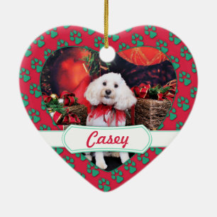 Christmas - Cockapoo - Casey Ceramic Tree Decoration