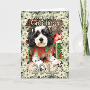 Christmas - Cockapoo - Molly Holiday Card