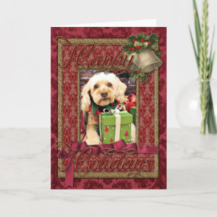 Christmas - Cockapoo - Trailer Holiday Card