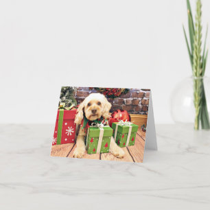 Christmas - Cockapoo - Trailer Holiday Card