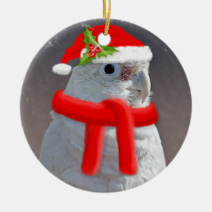 Christmas Cockatoo Ornament