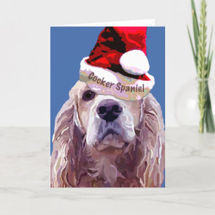 Christmas Cocker Spaniel Holiday Card