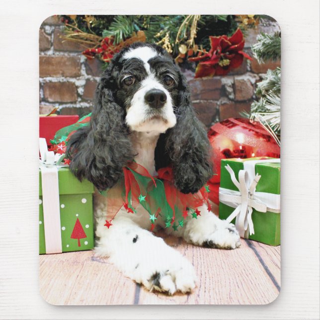 Christmas - Cocker Spaniel - Laci Mouse Mat (Front)