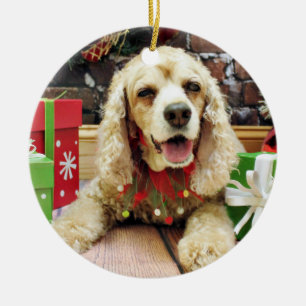 Christmas - Cocker Spaniel - Mollie Ceramic Tree Decoration
