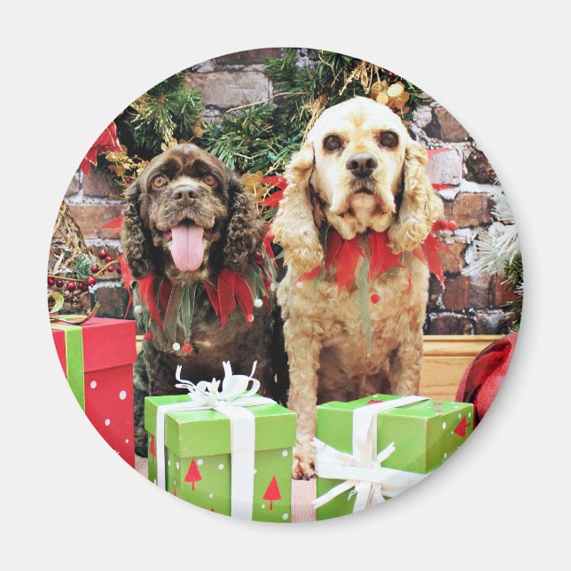 Christmas - Cocker Spaniel - Murphy - Calvin Magnet (Front)