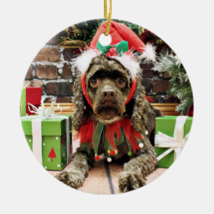 Christmas - Cocker Spaniel - Zoe Ceramic Tree Decoration