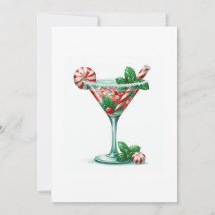 christmas cocktail  invitation