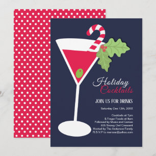 Christmas Cocktail Party Invitation