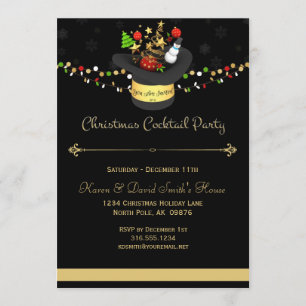 Christmas Cocktail Party Invitation
