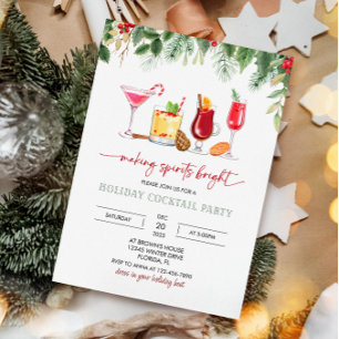 Christmas Cocktail Party Invitation