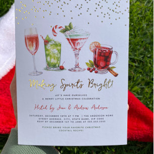 Christmas Cocktail Party Making Spirits Bright